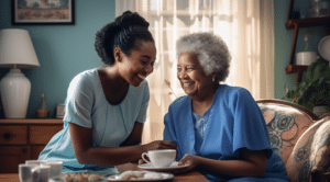 In-home care helps seniors age in place safely.