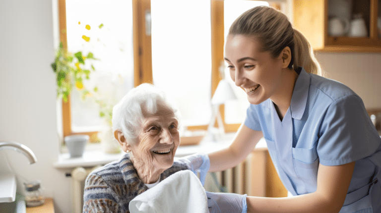 Personal care services support dignified bathing and dressing at home with respect