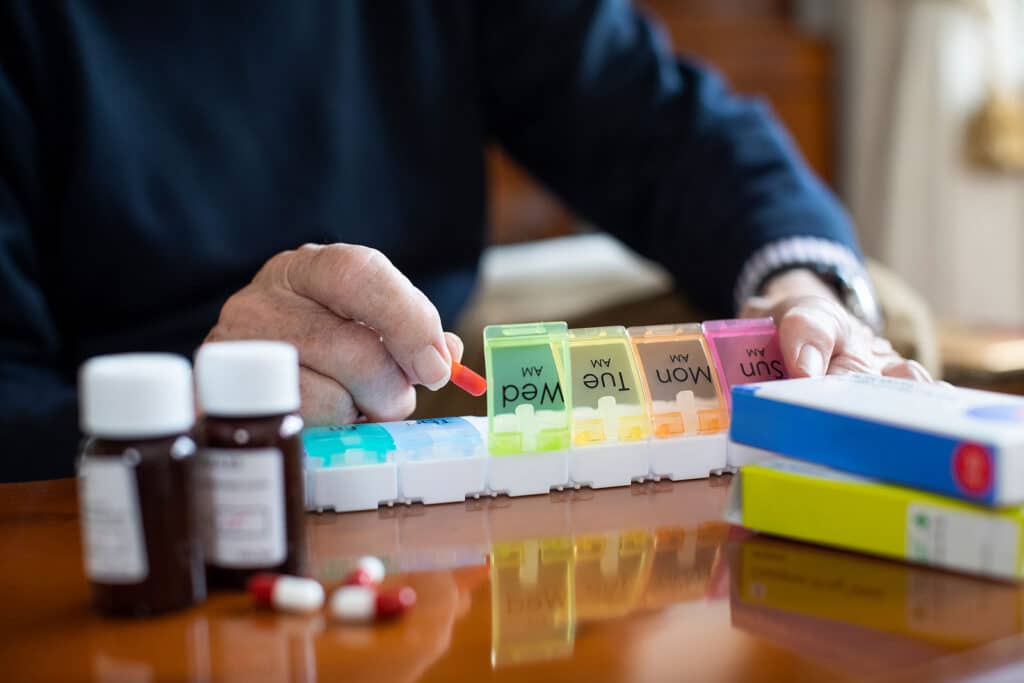 Home care helps seniors stay on track with medications safely at home
